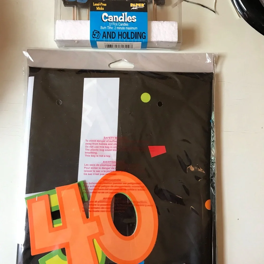 New Happy 50th Birthday 6 piece Party Pack 🎉